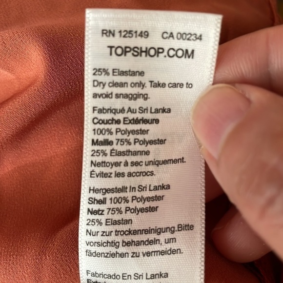 NWT. Topshop 8 Mesh Back Bardot Midi Dress. - Picture 9 of 12